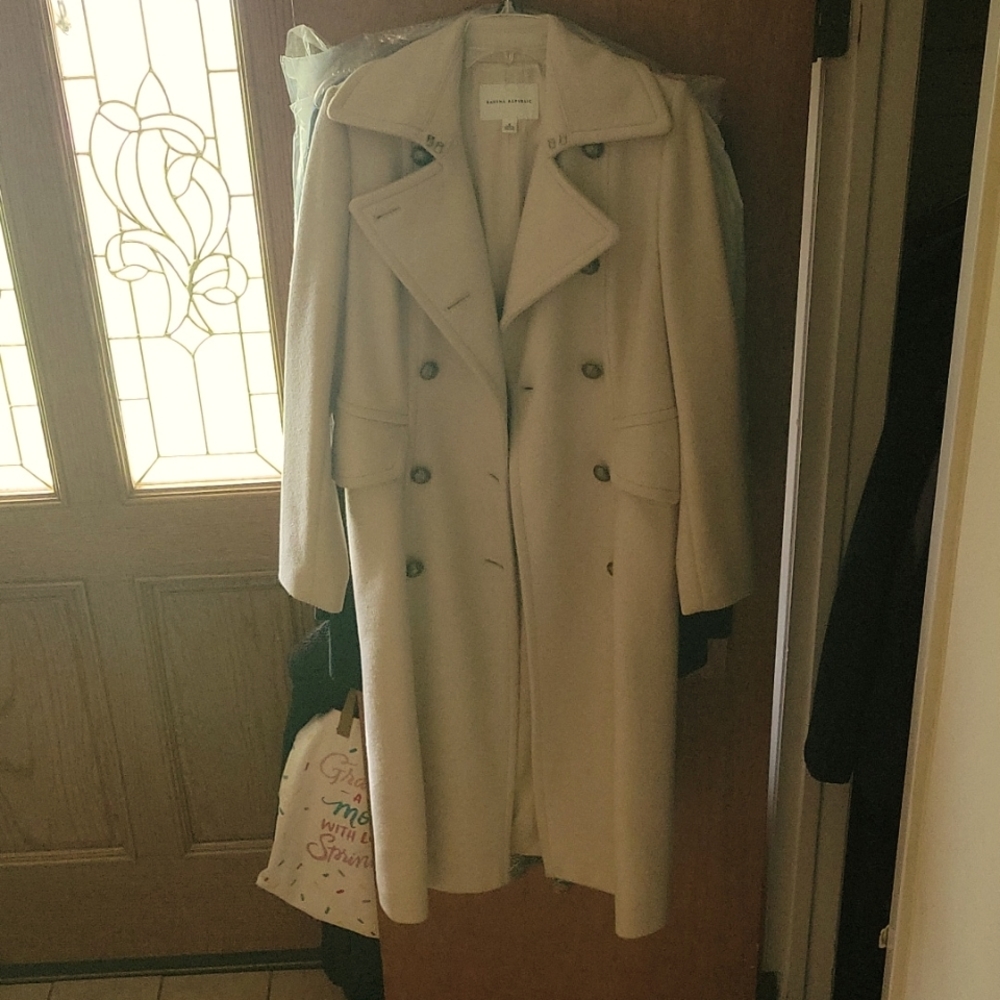 Banana Republic | Cream Wool Long Coat